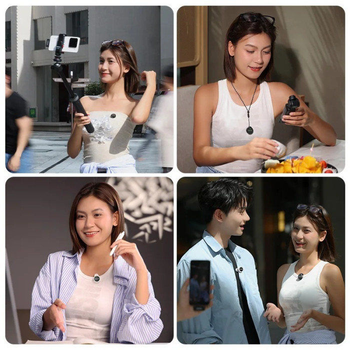 Беспроводная микрофонная система Ulanzi A21 Lightning Wireless Microphone (Black) (A054)