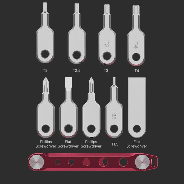 Мультитул Ulanzi Vijim Folding Tool Set With Screwdrivers And Wrenches (C035GBB1 CM029)