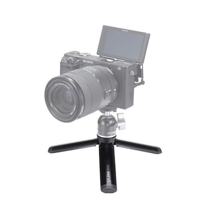Metal tripod + articulated head