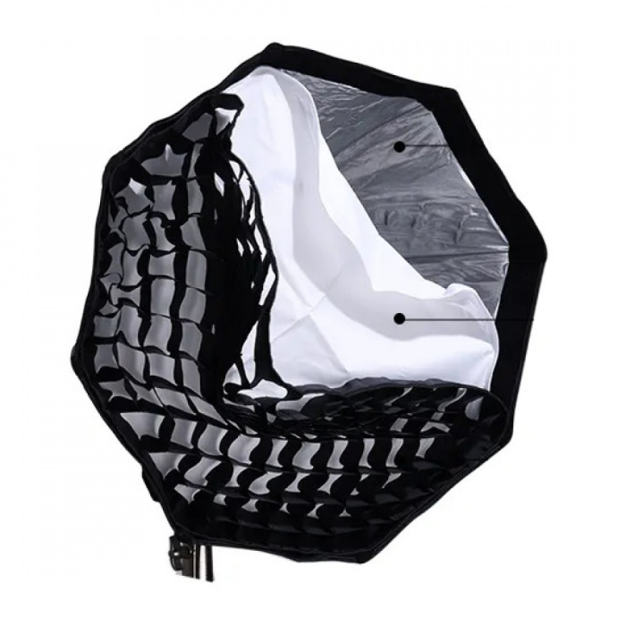 Софтбокс восьмиугольный Ulanzi D60 60 см с сотами и креплением Bowens (L053)