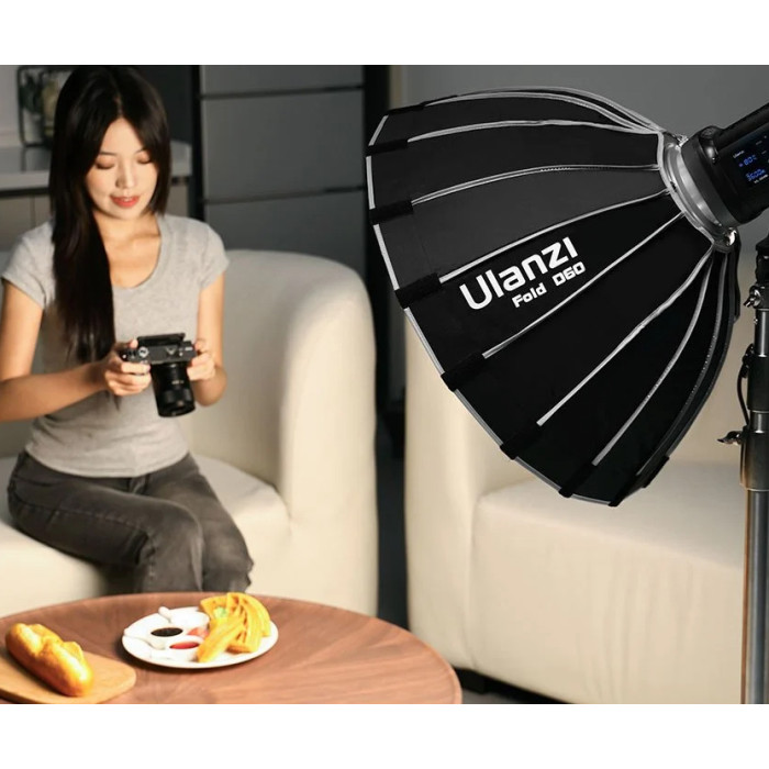 Cофтбокс параболический 60см соты Mini Bowens Ulanzi D60 (L054)