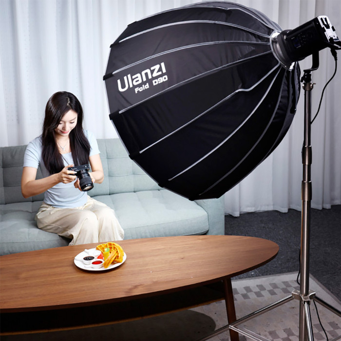 Cофтбокс параболический 90см соты Bowens Ulanzi D90 (L055)