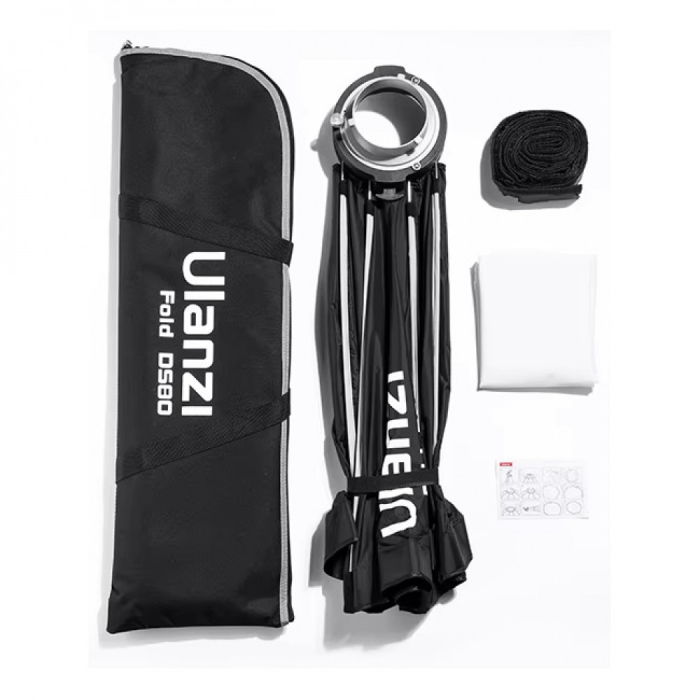 Софтбокс Ulanzi DS80 Bowens 80 см восьмиугольный с сотами (L069)