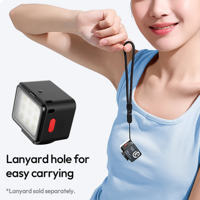 Накамерный свет Ulanzi DG01 Small Cold Shoe Light (Black) (L196)