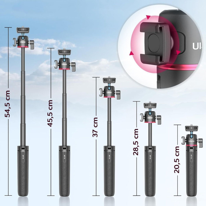 Штатив Ulanzi MT-73 55CM Tripod with 1/4 Cold Shoe (T048GBB1)