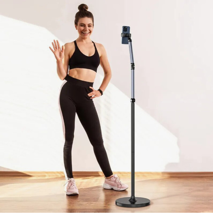 Штатив-пантограф Ulanzi TH07 85-145 см 360° для смартфонов до 6,5" Черный (T095GBB1)