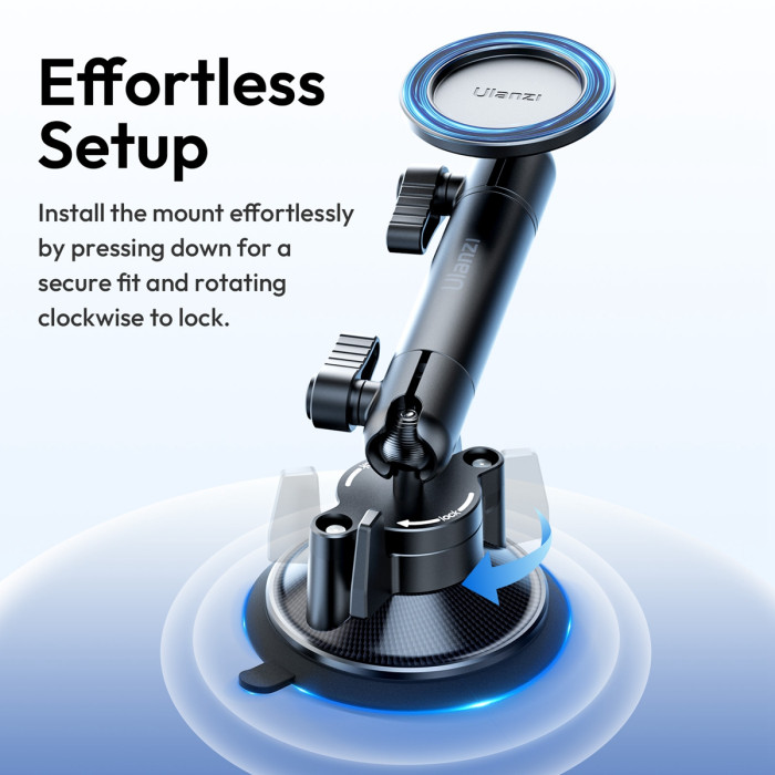 Присоска для телефона Ulanzi ZJ06 Suction Cup Mount (T117)