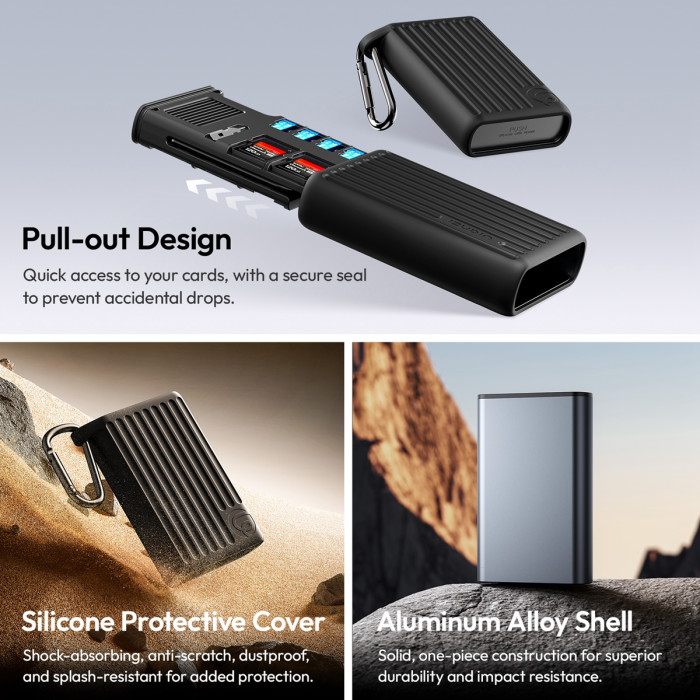 Многофункциональный высокоскоростной считыватель карт Ulanzi MCR-01 (X055)