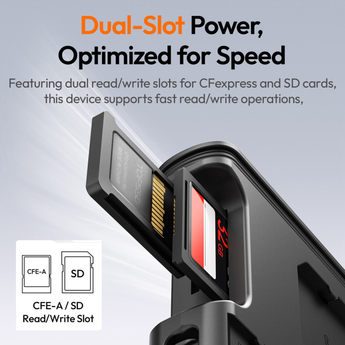 Многофункциональный высокоскоростной считыватель карт Ulanzi MCR-01 (X055)