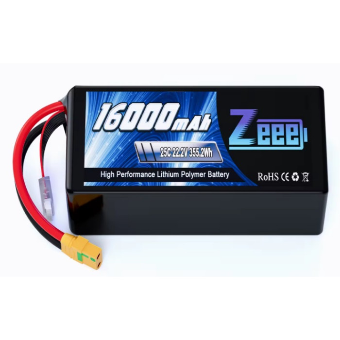 Аккумулятор FPV 6S 16000mAh Li-po Zeeepower